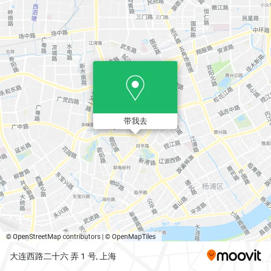大连西路二十六 弄 1 号地图