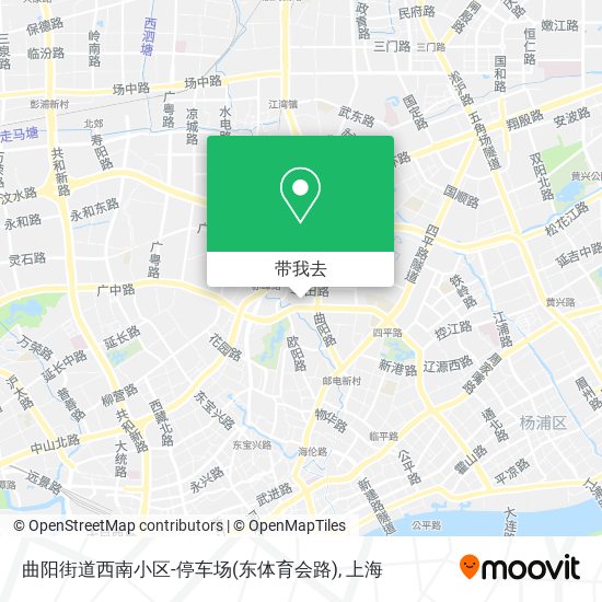 曲阳街道西南小区-停车场(东体育会路)地图