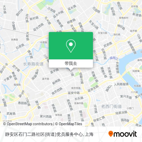 静安区石门二路社区(街道)党员服务中心地图