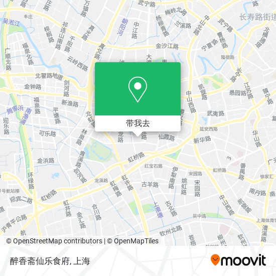 醉香斋仙乐食府地图