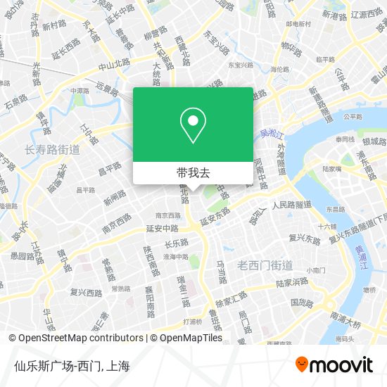 仙乐斯广场-西门地图