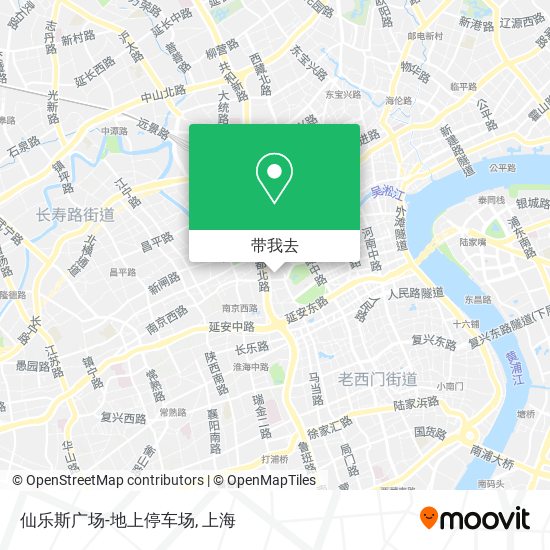 仙乐斯广场-地上停车场地图