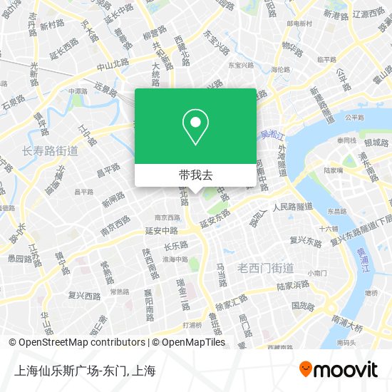 上海仙乐斯广场-东门地图