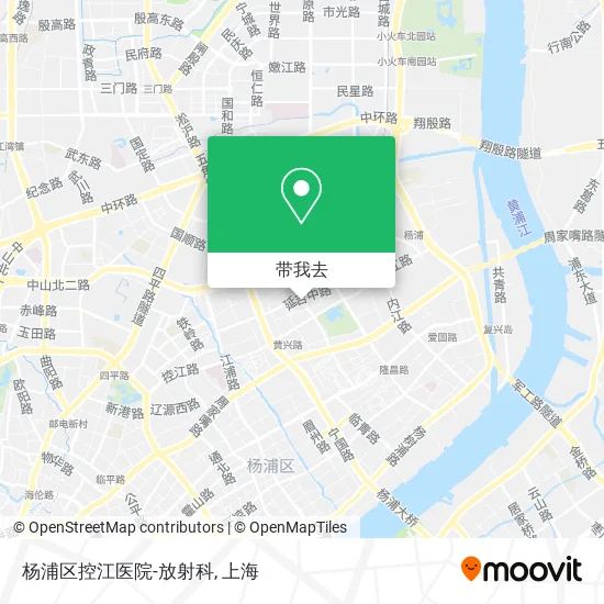 杨浦区控江医院-放射科地图