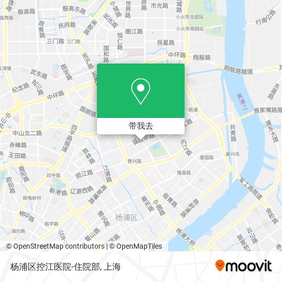 杨浦区控江医院-住院部地图