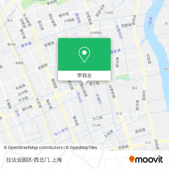 拉法业园区-西北门地图
