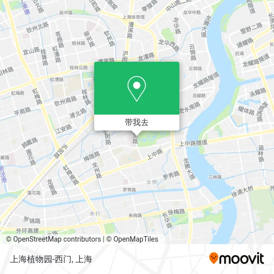 上海植物园-西门地图