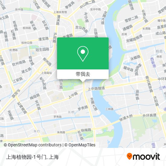 上海植物园-1号门地图