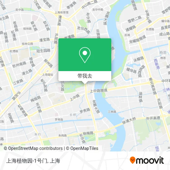 上海植物园-1号门地图