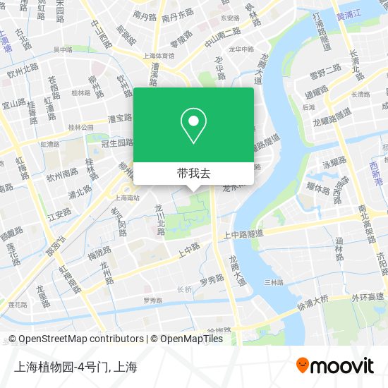 上海植物园-4号门地图
