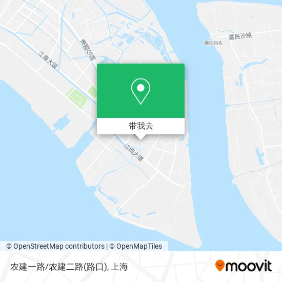 农建一路/农建二路(路口)地图