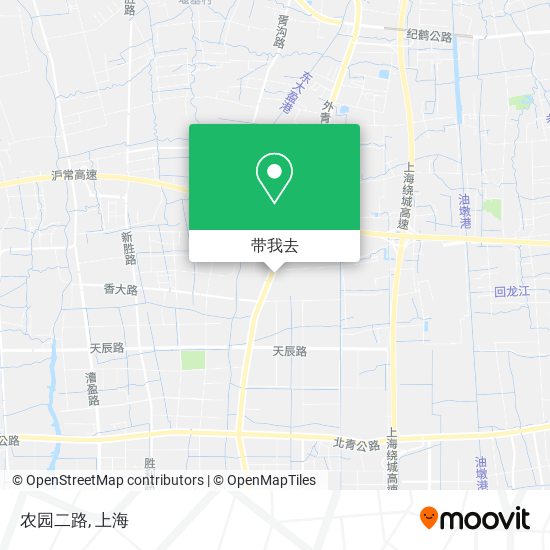 农园二路地图