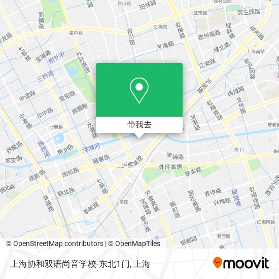 上海协和双语尚音学校-东北1门地图