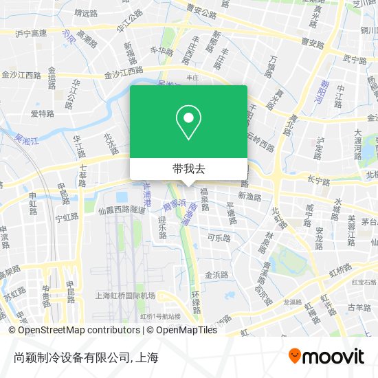尚颖制冷设备有限公司地图