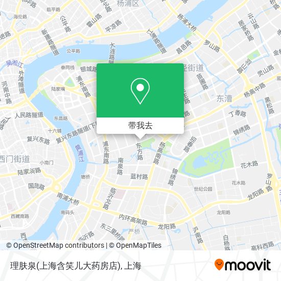理肤泉(上海含笑儿大药房店)地图