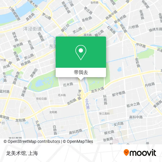 龙美术馆地图