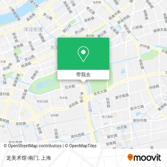 龙美术馆-南门地图