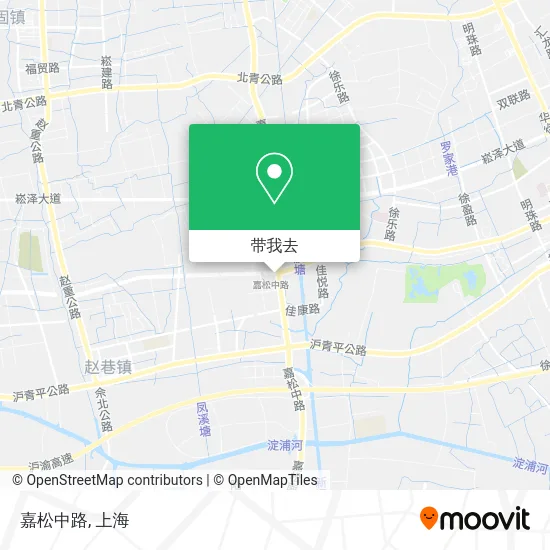 嘉松中路地图