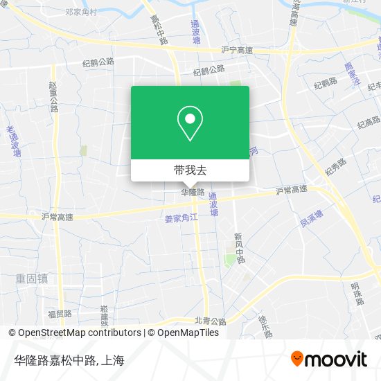 华隆路嘉松中路地图