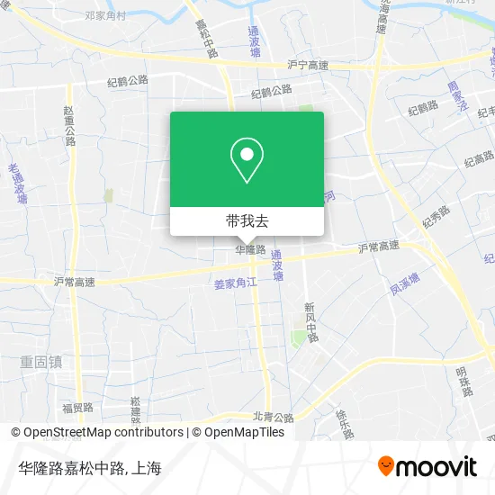 华隆路嘉松中路地图