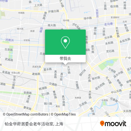 铂金华府居委会老年活动室地图