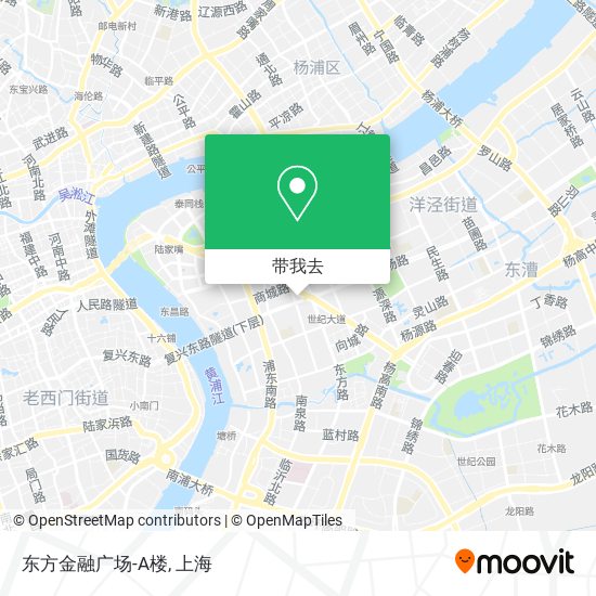 东方金融广场-A楼地图