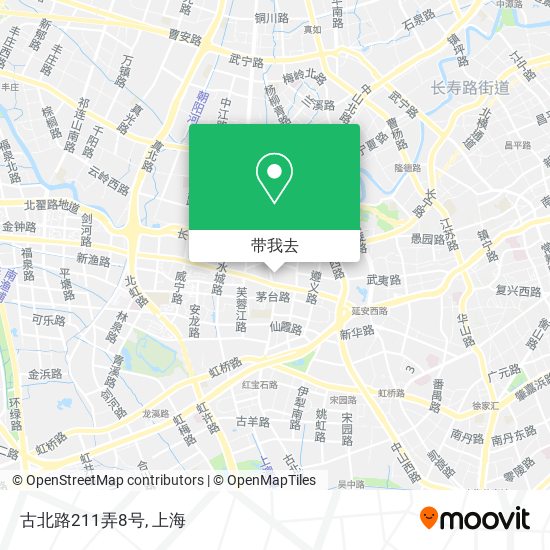 古北路211弄8号地图