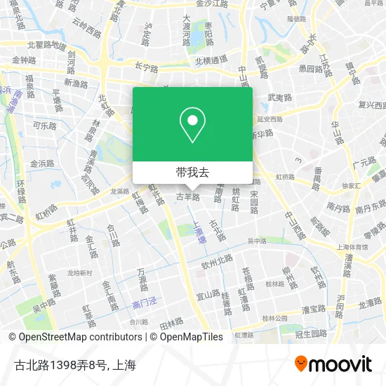 古北路1398弄8号地图