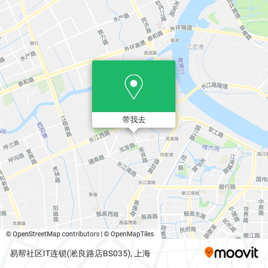 易帮社区IT连锁(淞良路店BS035)地图