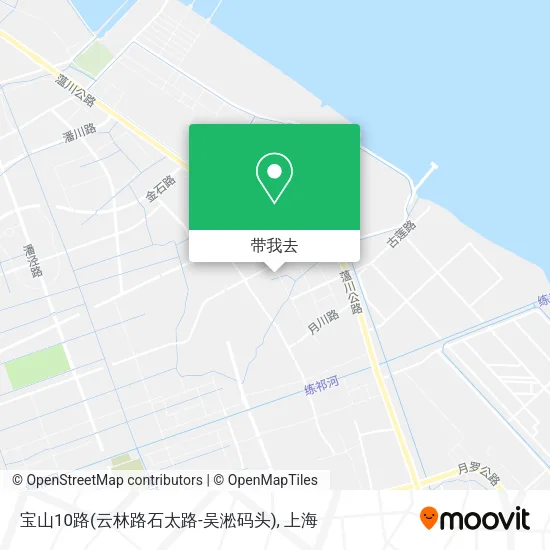 宝山10路(云林路石太路-吴淞码头)地图
