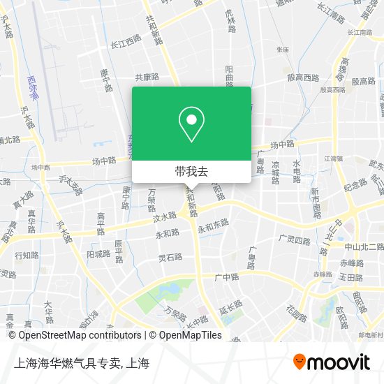 上海海华燃气具专卖地图