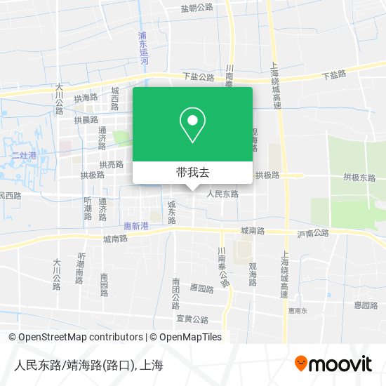 人民东路/靖海路(路口)地图