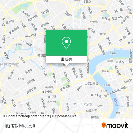 厦门路小学地图