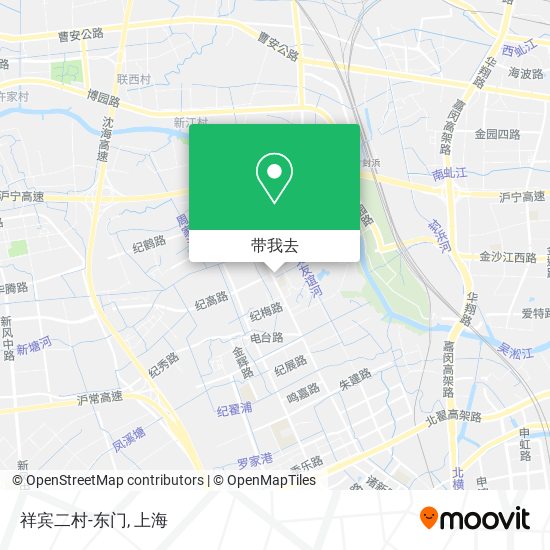 祥宾二村-东门地图