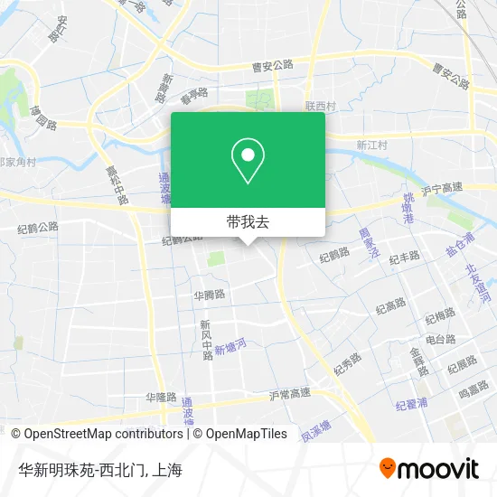华新明珠苑-西北门地图