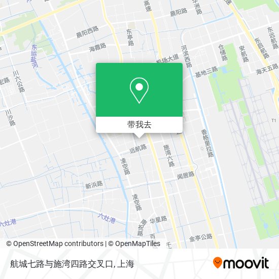 航城七路与施湾四路交叉口地图