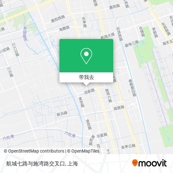 航城七路与施湾路交叉口地图