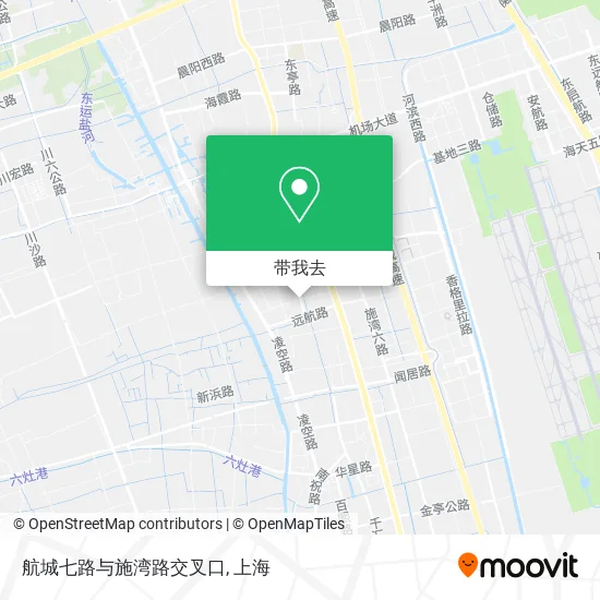 航城七路与施湾路交叉口地图