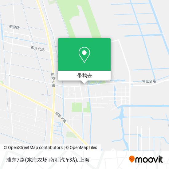 浦东7路(东海农场-南汇汽车站)地图
