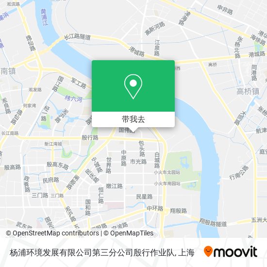 杨浦环境发展有限公司第三分公司殷行作业队地图