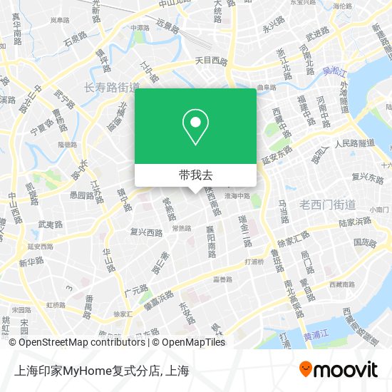 上海印家MyHome复式分店地图