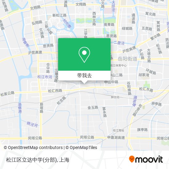 松江区立达中学(分部)地图