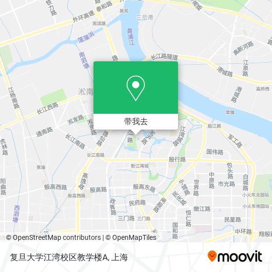 复旦大学江湾校区教学楼A地图
