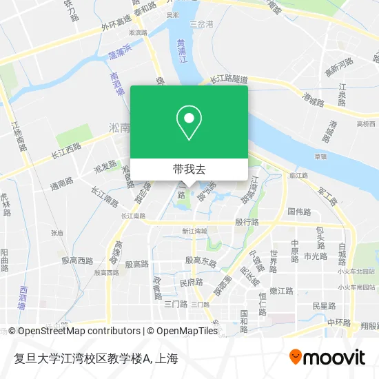 复旦大学江湾校区教学楼A地图