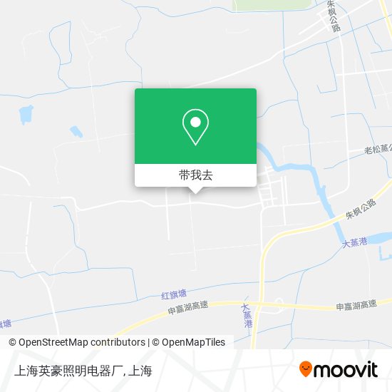 上海英豪照明电器厂地图