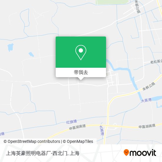 上海英豪照明电器厂-西北门地图