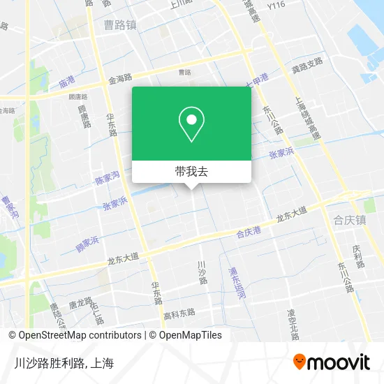 川沙路胜利路地图