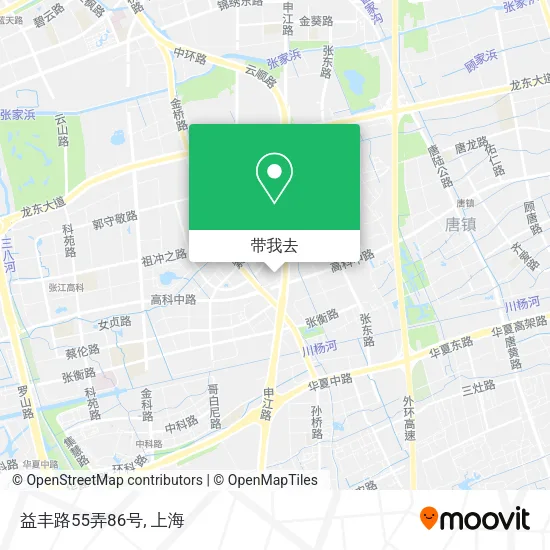 益丰路55弄86号地图