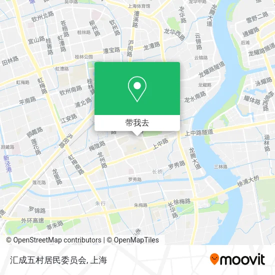 汇成五村居民委员会地图