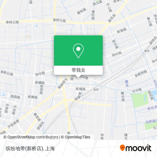 缤纷地带(新桥店)地图